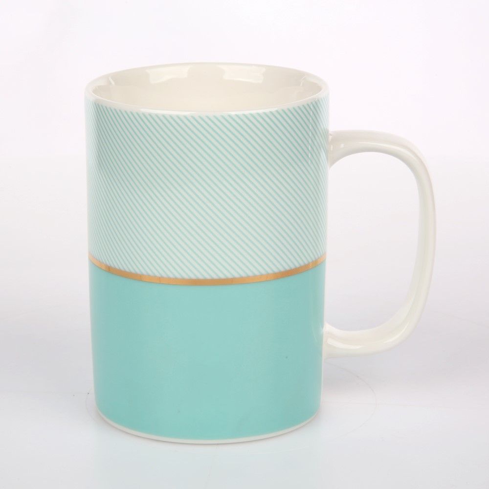 TIFFANY KUBKI KUBEK PROSTY 300 ML ZŁOTY PASEK