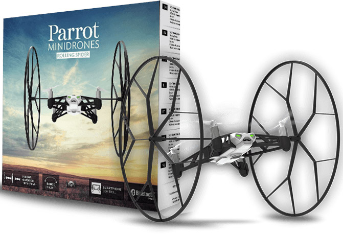 DRON Latający Jeżdżący Parrot Rolling Spider