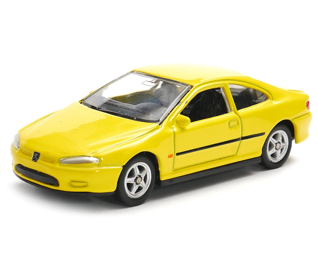 Peugeot 406 Coupe model Welly 1:60 żółty