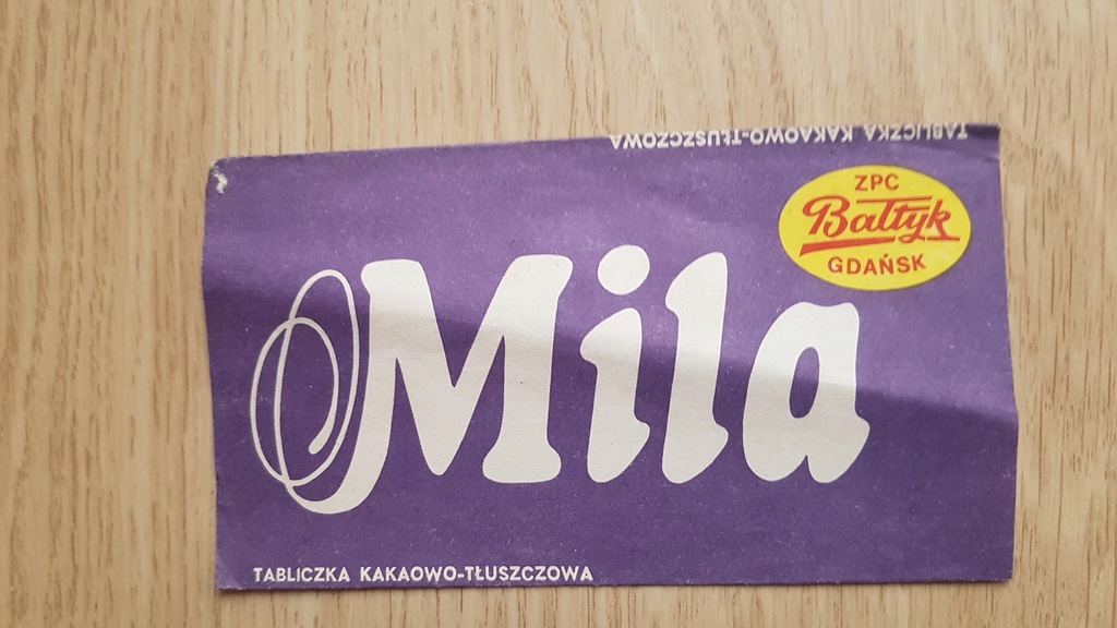 BAŁTYK OPAKOWANIE CZEKOLADA MILA