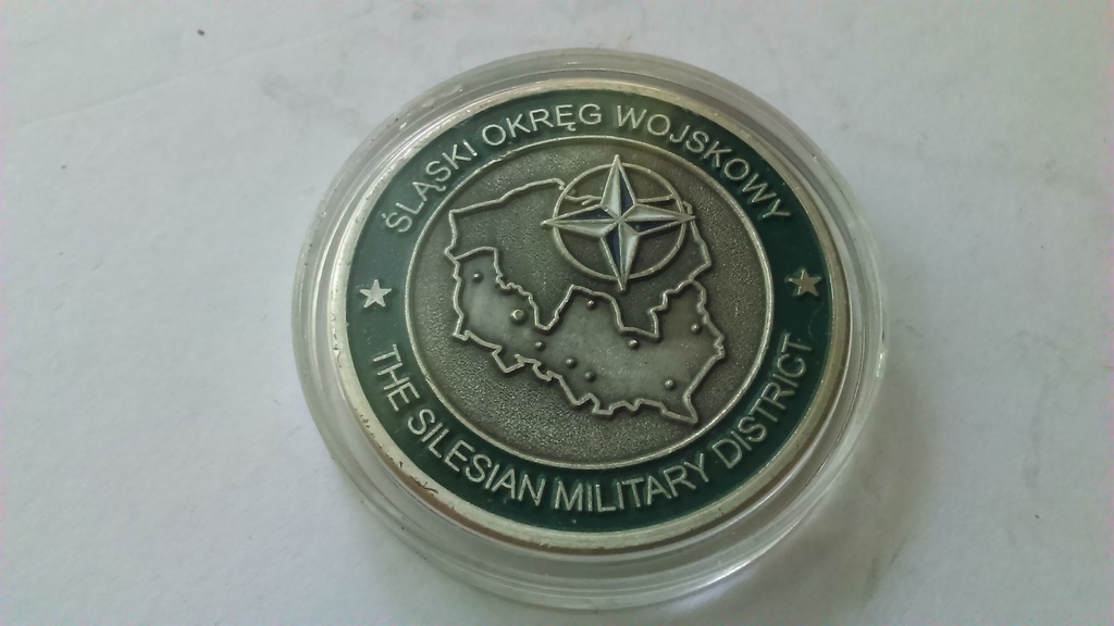 Coin Wojsko LWP Śląski Okręg Wojskowy oryginał PRL
