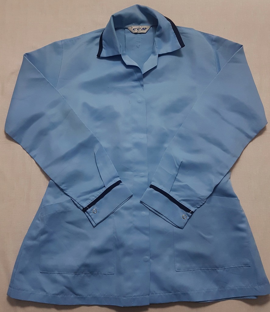 Fartuch medyczny bluzka używana niebieski 42/44
