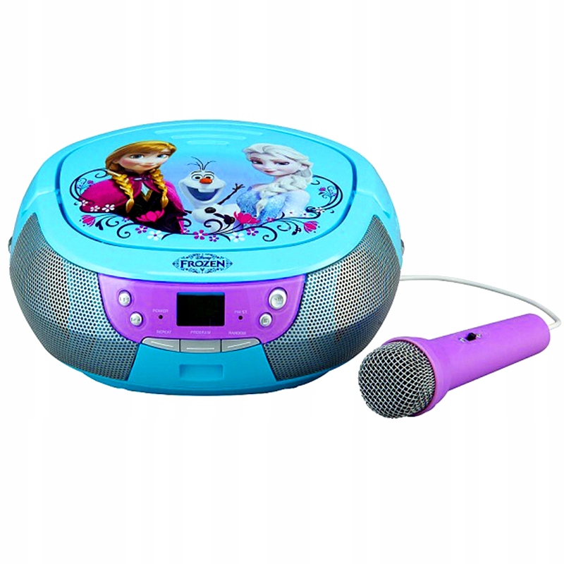 FROZEN BOOMBOX KARAOKE CD RADIO AUX ELSA ANNA 7316474285 oficjalne