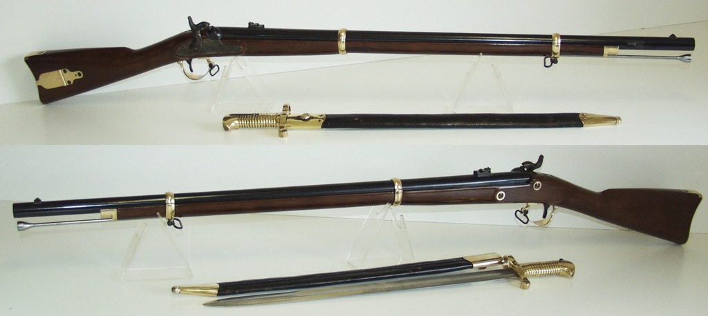 KARABIN CP REMINGTON ZOUAVE 1863 kal.58 + BAGNET