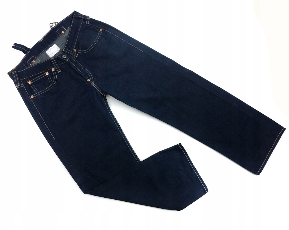SP1729 LEVIS 902 navy DENIM jeans PANTS W34 L34