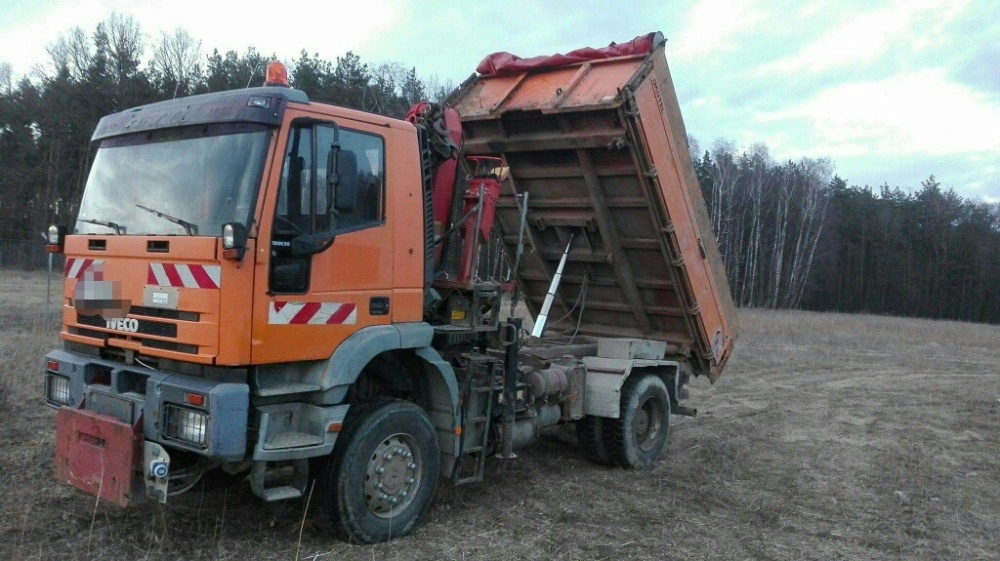 Wywrotka z Hds IVECO Megarius specjalny 4x4