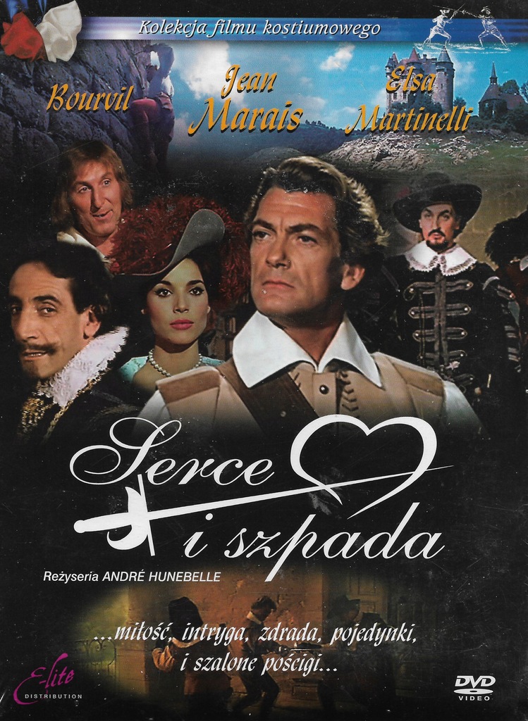 SERCE I SZPADA (Jean Marais) - DVD Przygodowe,