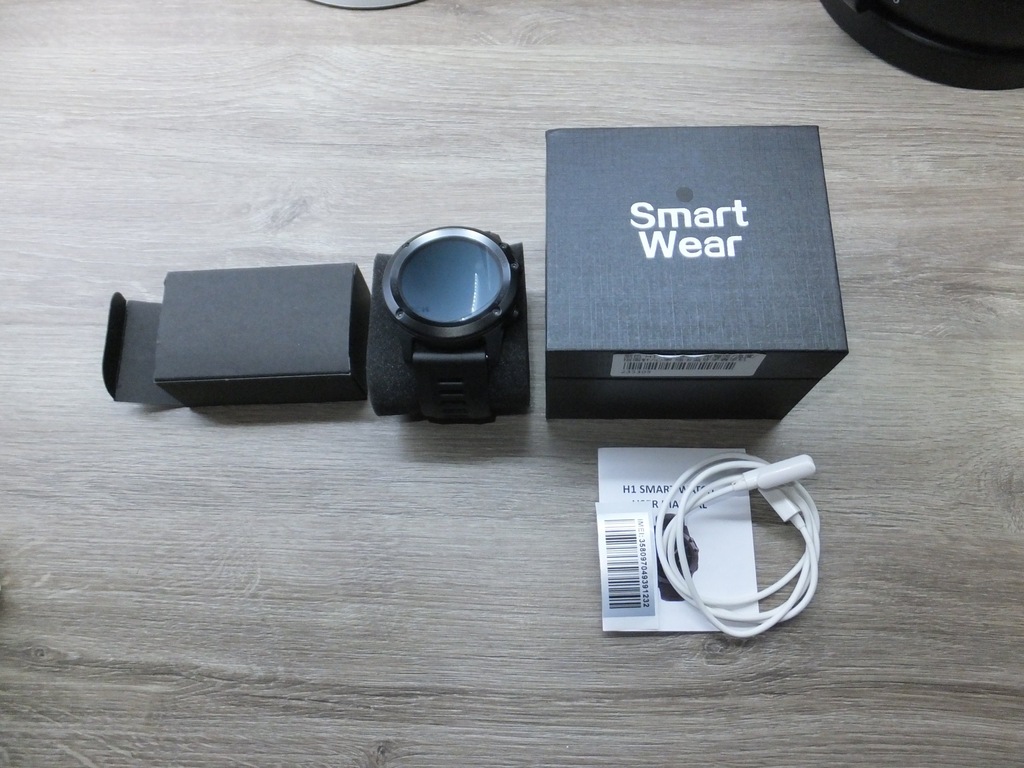 Microwear H1 Smart Watch Phone MTK6572 Black