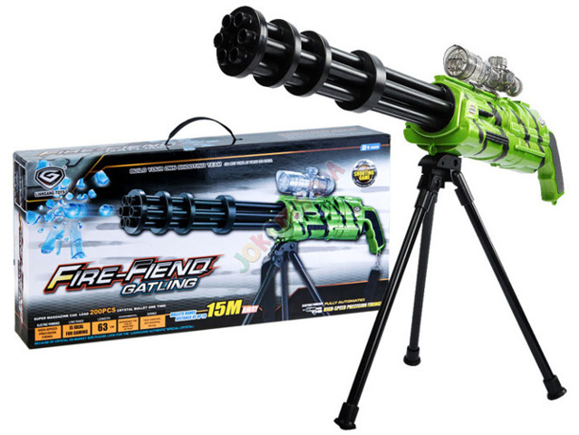 Karabin maszynowy MINIGUN na kulki żelowe ZA2070