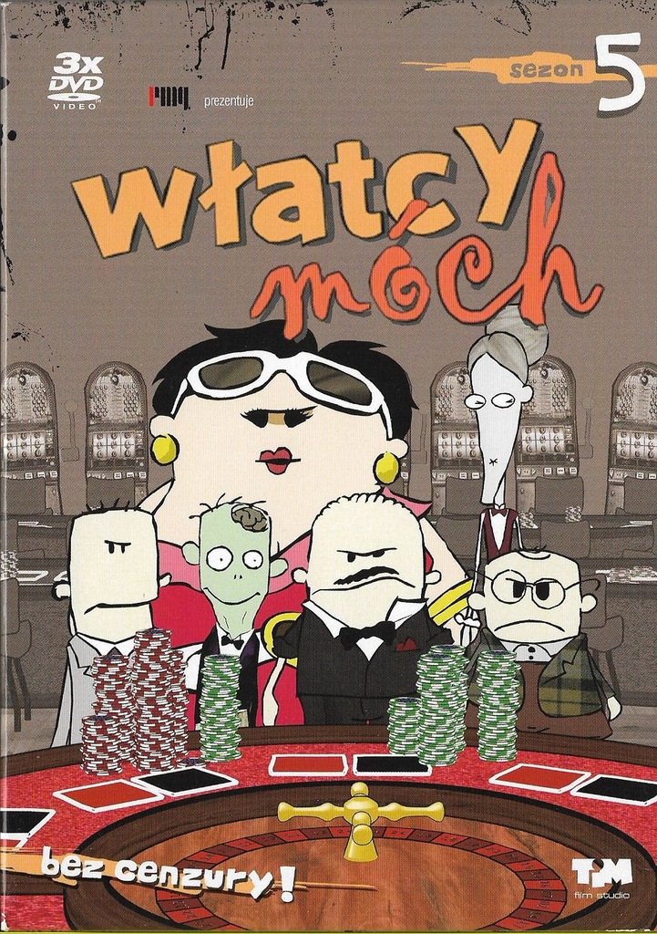 Włatcy móch cały sezon pionty 5 odc.55-69 3xDVD