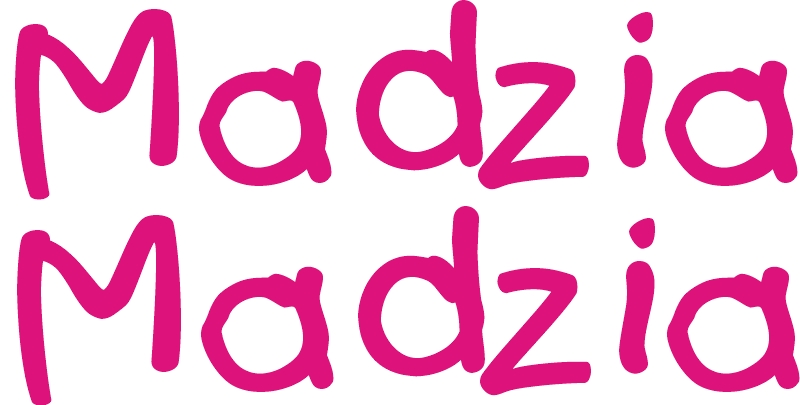 Imię Madzia 2szt naklejki w dowolnym kolorze