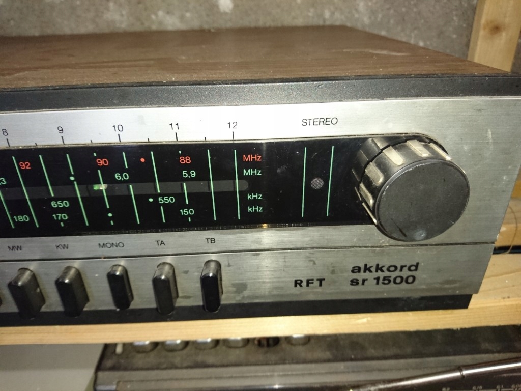 Stare radio DDR RFT akkord sr 1500