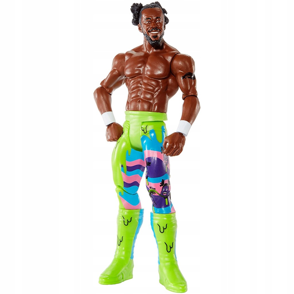 WWE WRESTLING KOFI KINGSTON #81 MATTEL BASIC