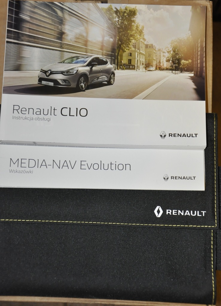 Instrukcja obsługi RENAULT CLIO !! PL !! Etui