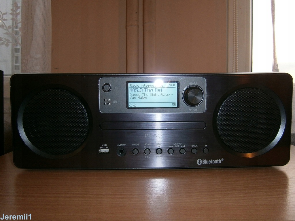 PEAQ INTERNET RADIO PDR350BT-B BT DAB+ USB CD/MP3