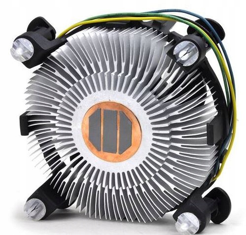 Chłodzenie Intel 1150 1155 1156 radiator CPU MIEDŹ