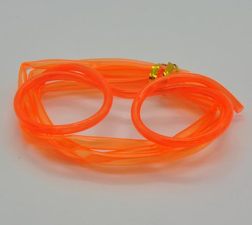 Szalona słomka - pomarańczowe okulary