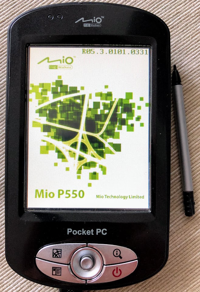 Palmtop nawigacja GPS MIO P550m Blueatooth WiFi