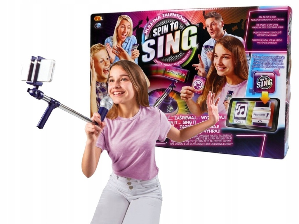 GRA SPIN TO SING RULETKA TALENTÓW śpiewanie Epee