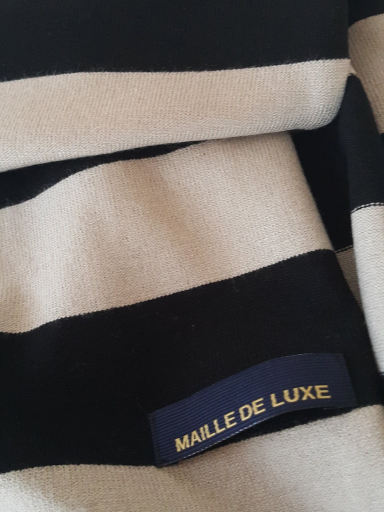 Sweter ponczo Maille de Luxe Devernois 44 46