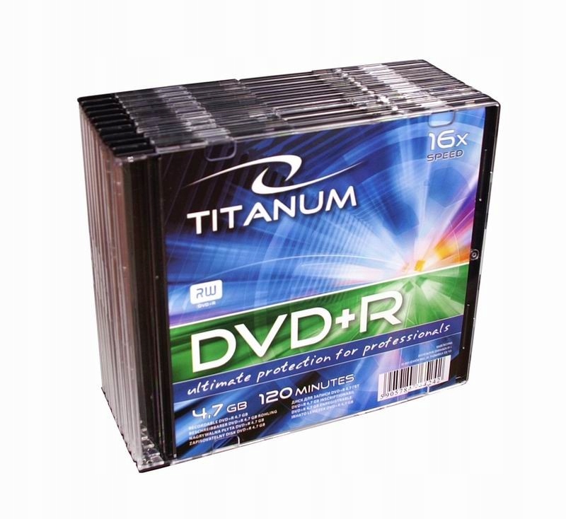 Titanum DVD+R 4,7 GB x16 - Slim 10