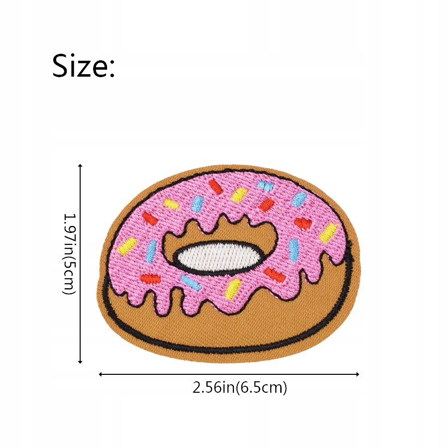 Naszywka donut pączek termo łatka tumblr