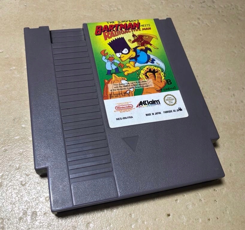 BARTMAN MEETS RADIOACTIVE MAN offers W/ BOX & MANUAL 1992 NINTENDO ORIGINAL