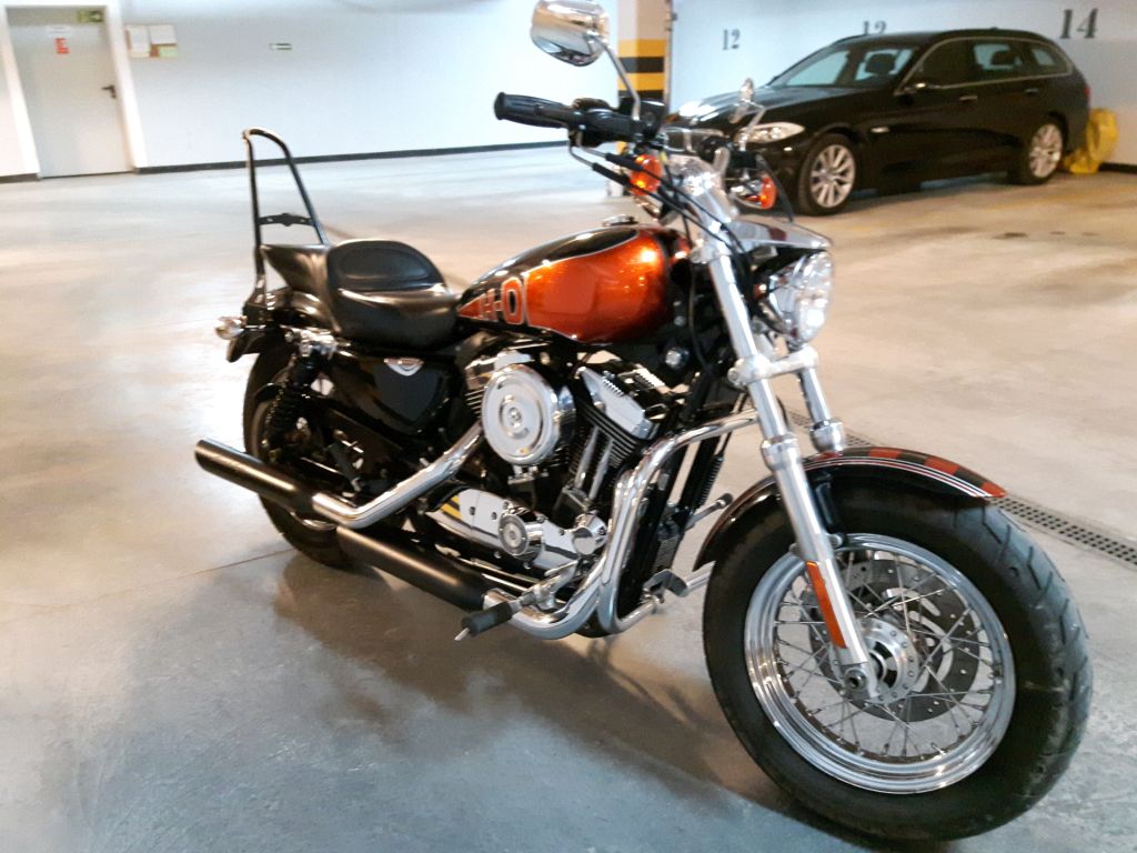 Harley Davidson Sportster 1200 Custom Grube Koło