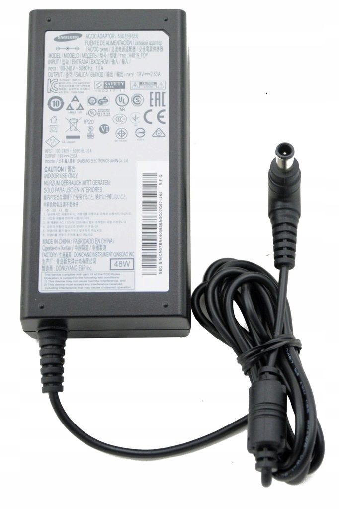 Samsung 19V 2.53A A4819_FDY 6/4mm PIN UN32J4000AF 7695882733