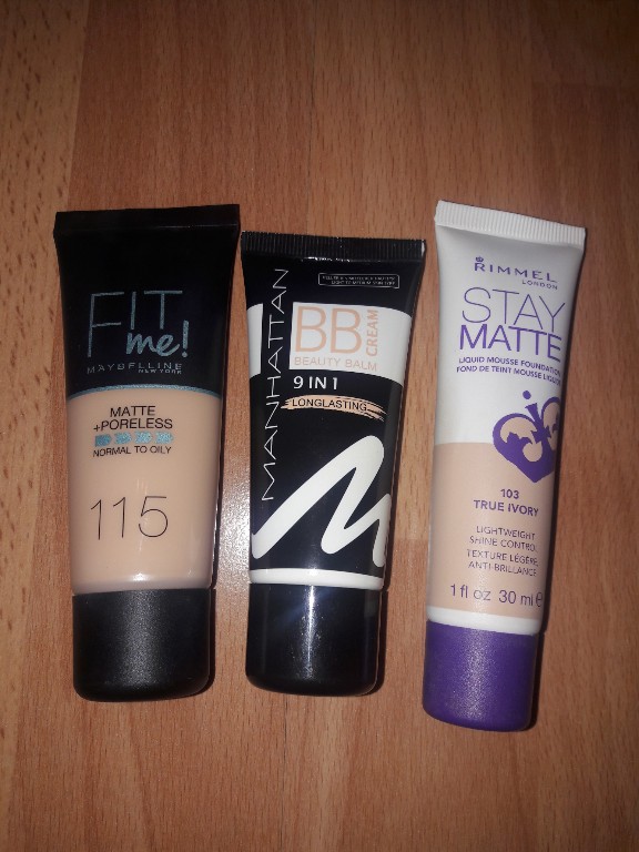 Rimmel Stay Matte 103,Maybelline Fit Me 115+Gratis