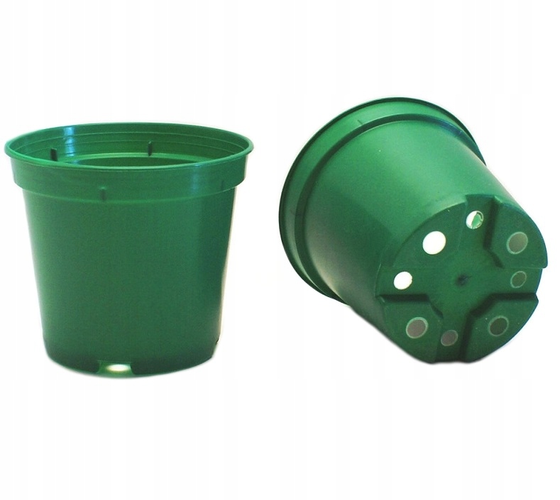 Doniczki produkcyjne wysokie fi 11cm ZIELONE 1tys.