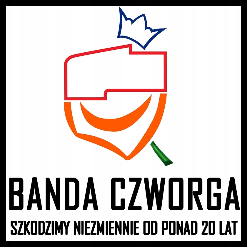 Naklejki polityczne Vlepki BANDA CZWORGA 10szt