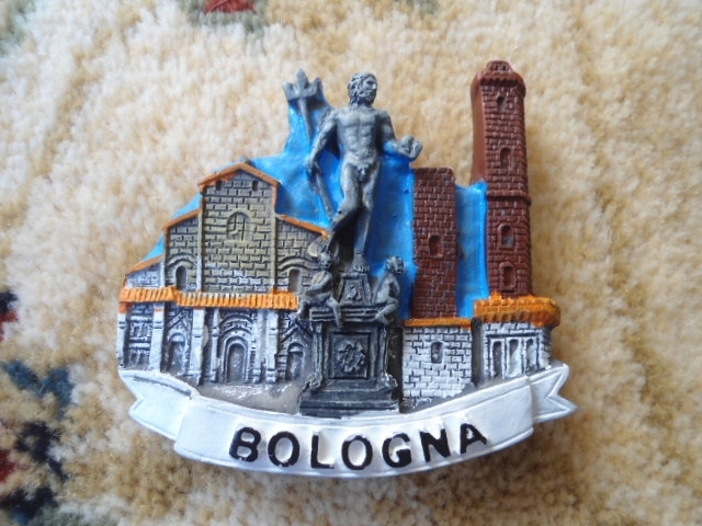 MAGNES WŁOCHY BOLOGNA BOLONIA KATEDRA WIEŻE NEPTUN