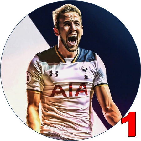 OPŁATEK NA TORT HARRY KANE TOTTENHAM HOTSPUR PIŁKA