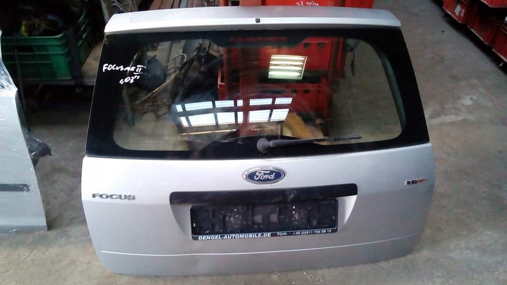 FORD FOCUS MK2 KOMBI KLAPA BAGAŻNIKA SREBRNA