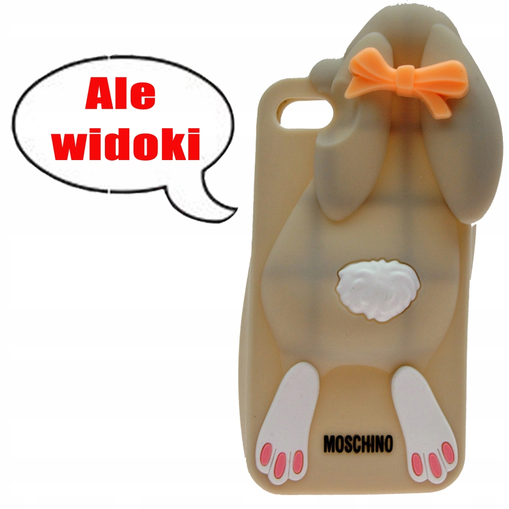 Etui gumowe 3D Królik moschino Samsung A7