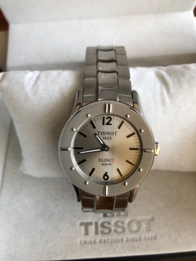 zegarek Tissot Silen t dotykowy dla niewidomych 7355114927