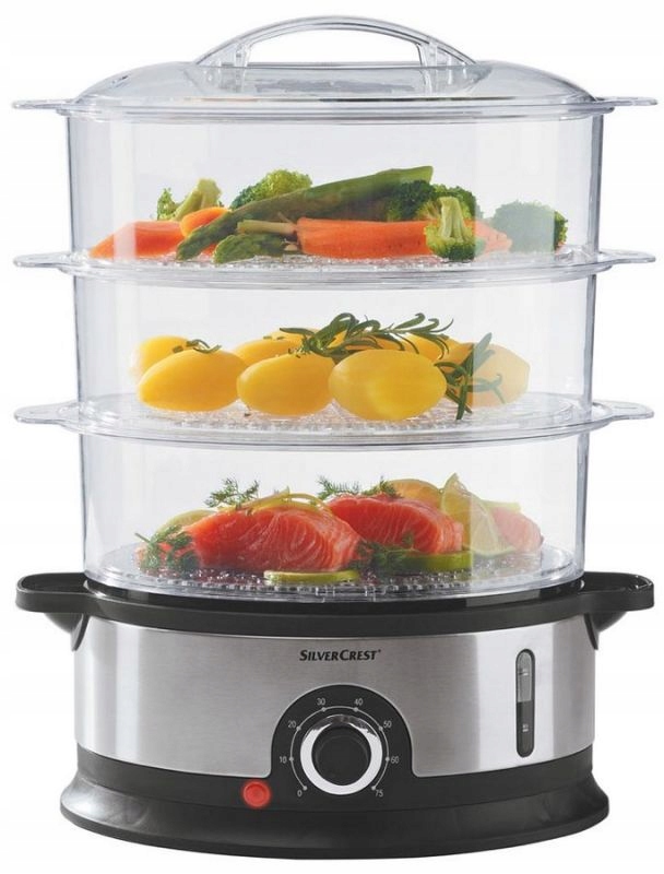 PAROWAR SILVERCREST STEAMER SDG 800 B2, 800W - 7759921668 - oficjalne  archiwum Allegro