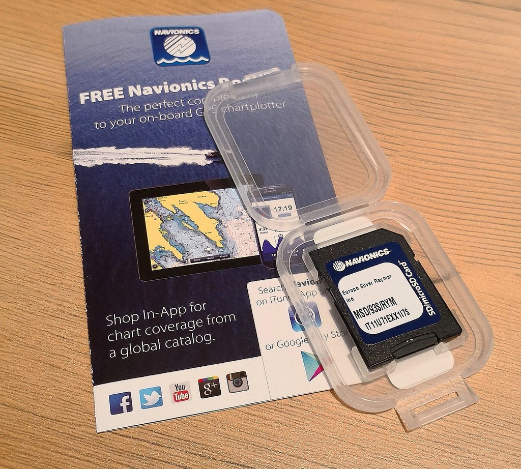 Mapy Navionics Europe Silver Raymarine. MSD/93S/RY