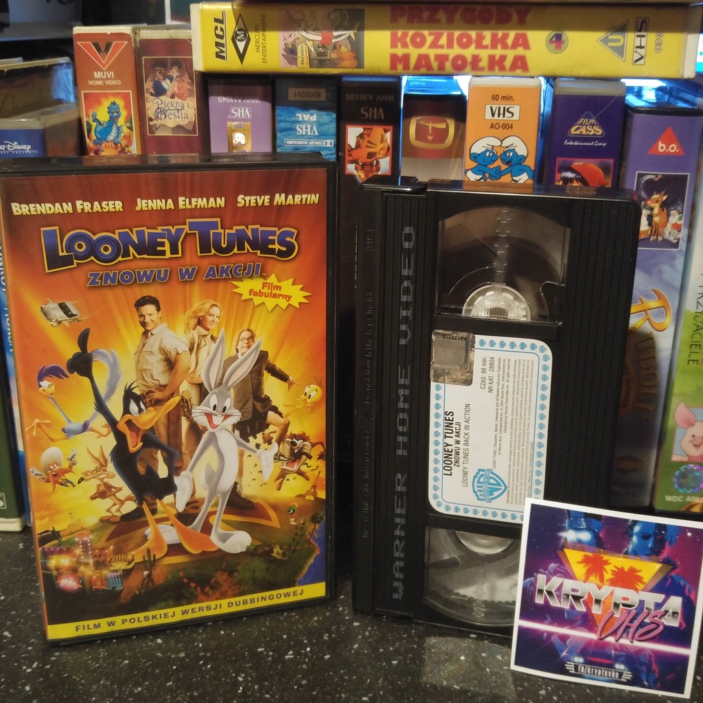 Looney Tunes Znowu w akcji kaseta Krypta VHS