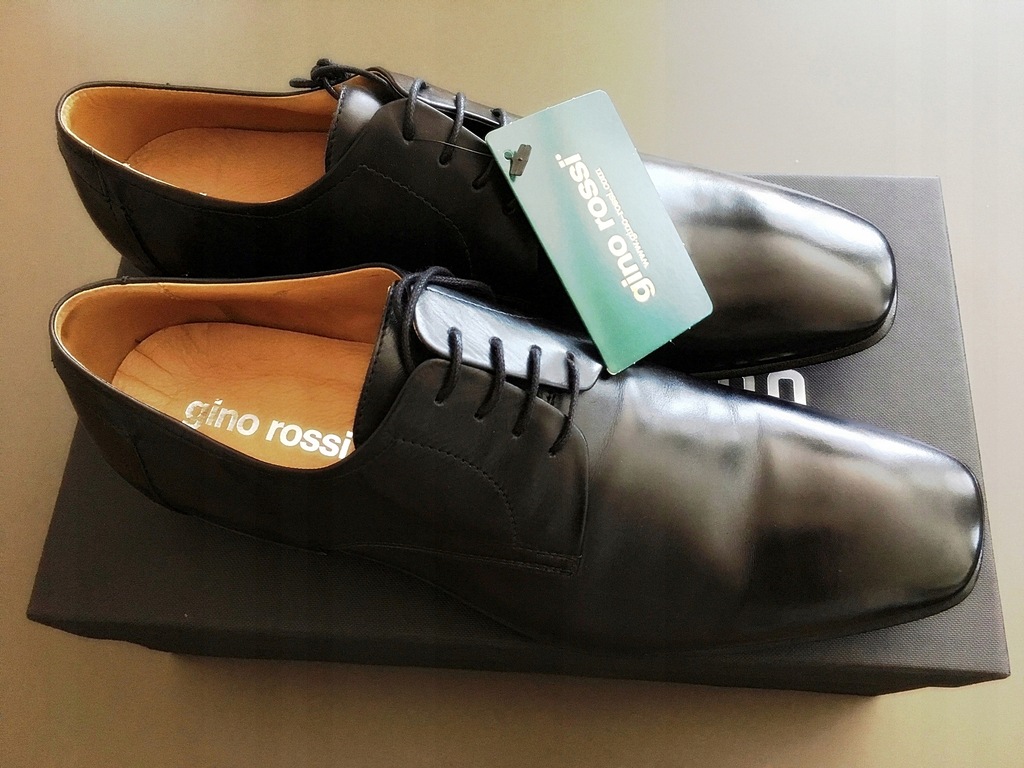 Buty męskie wizytowe derby / oxford Gino Rossi 43