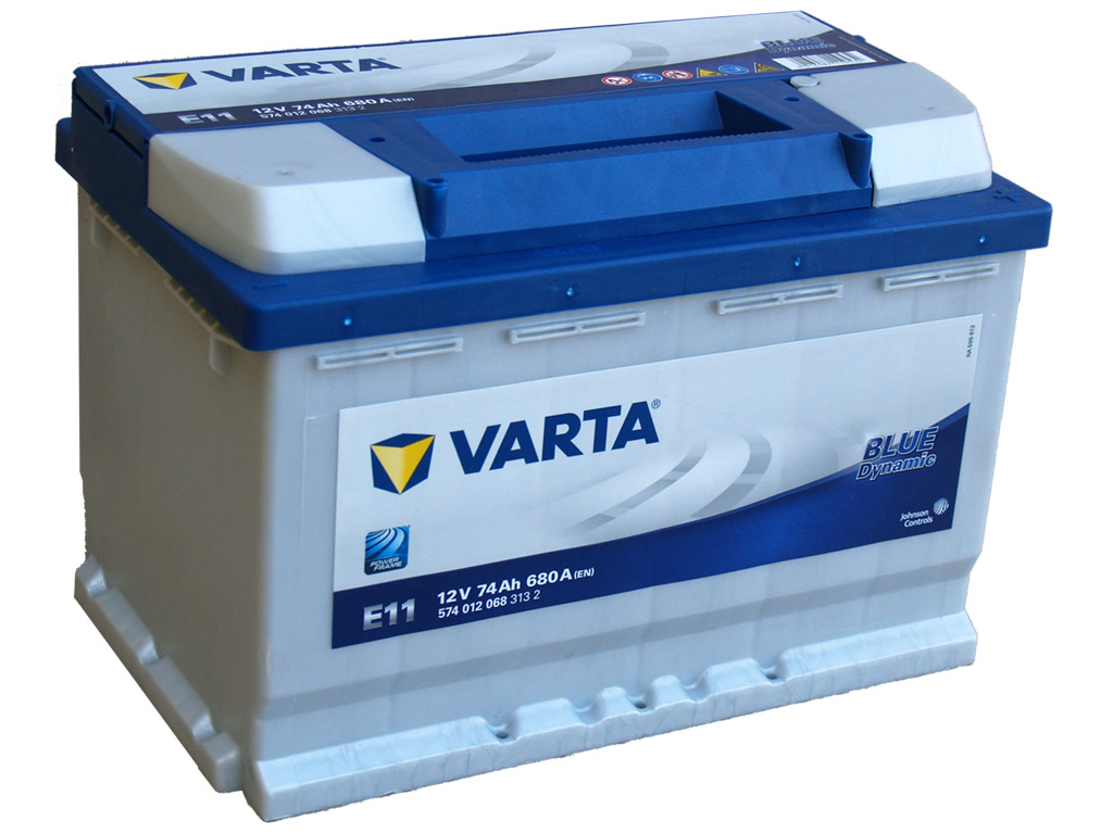 Аккумулятор varta 74ah 680a