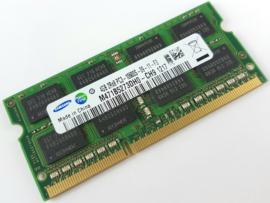 4GB DDR3 SAMSUNG 2Rx8 PC3-10600S-09-11-F3 1333MHz