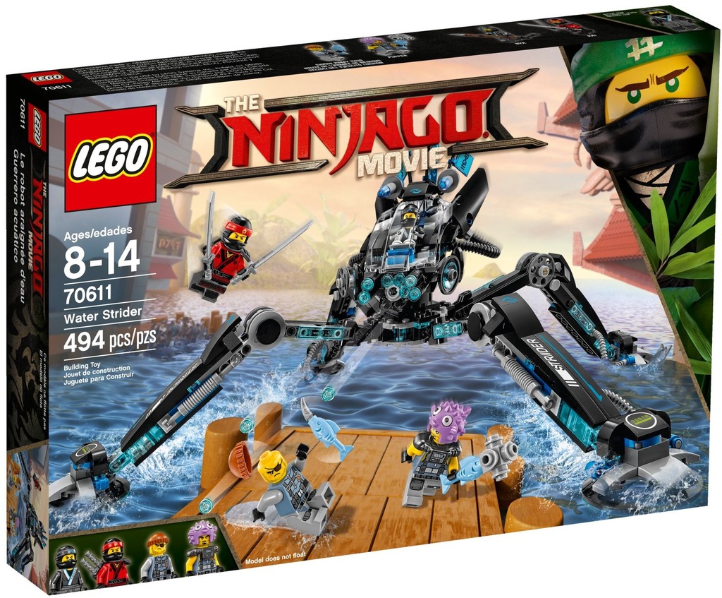 klocki LEGO NINJAGO MOVIE 70611 NARTNIK PAJĄK 24H