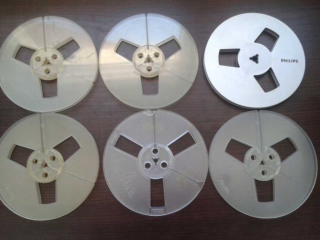 Puste szpule magnetofonowe 18 cm