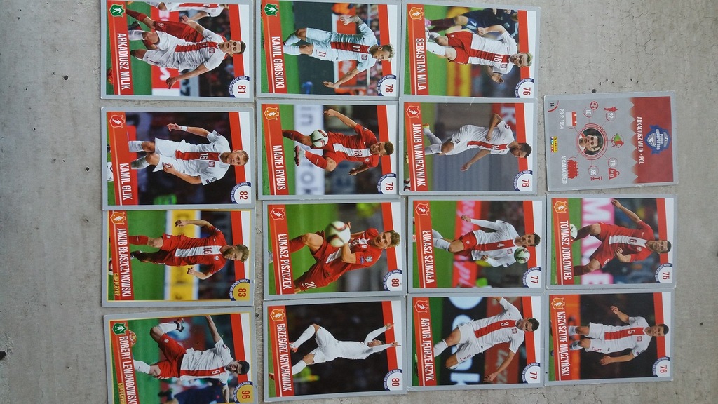 PANINI SUPERSTARS TESCO KARTY 14 SZT POLSKA