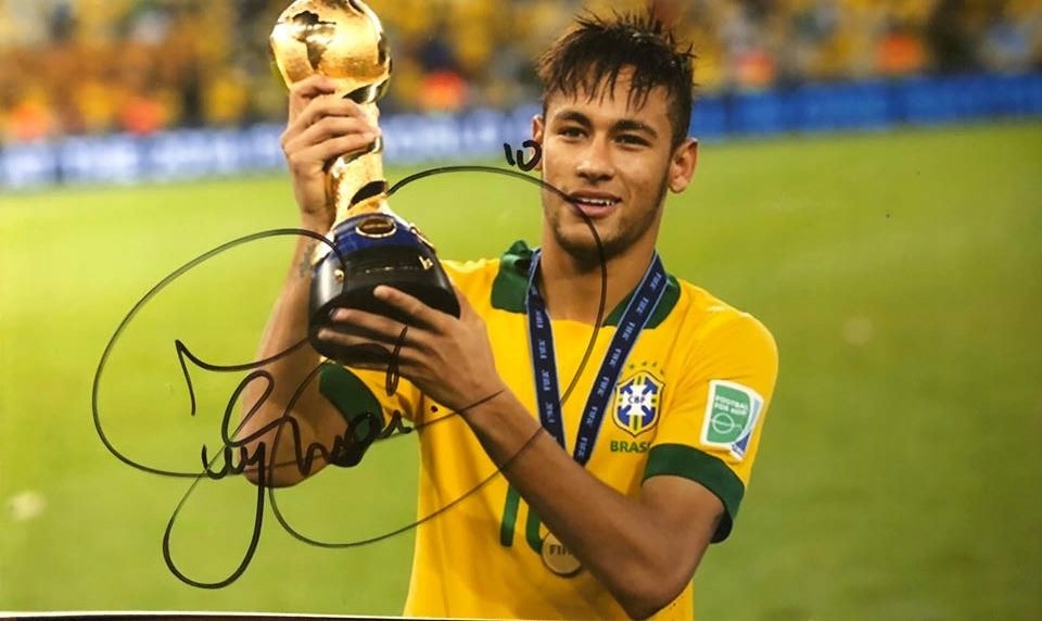 Autograf Neymar FC Barcelona PSG