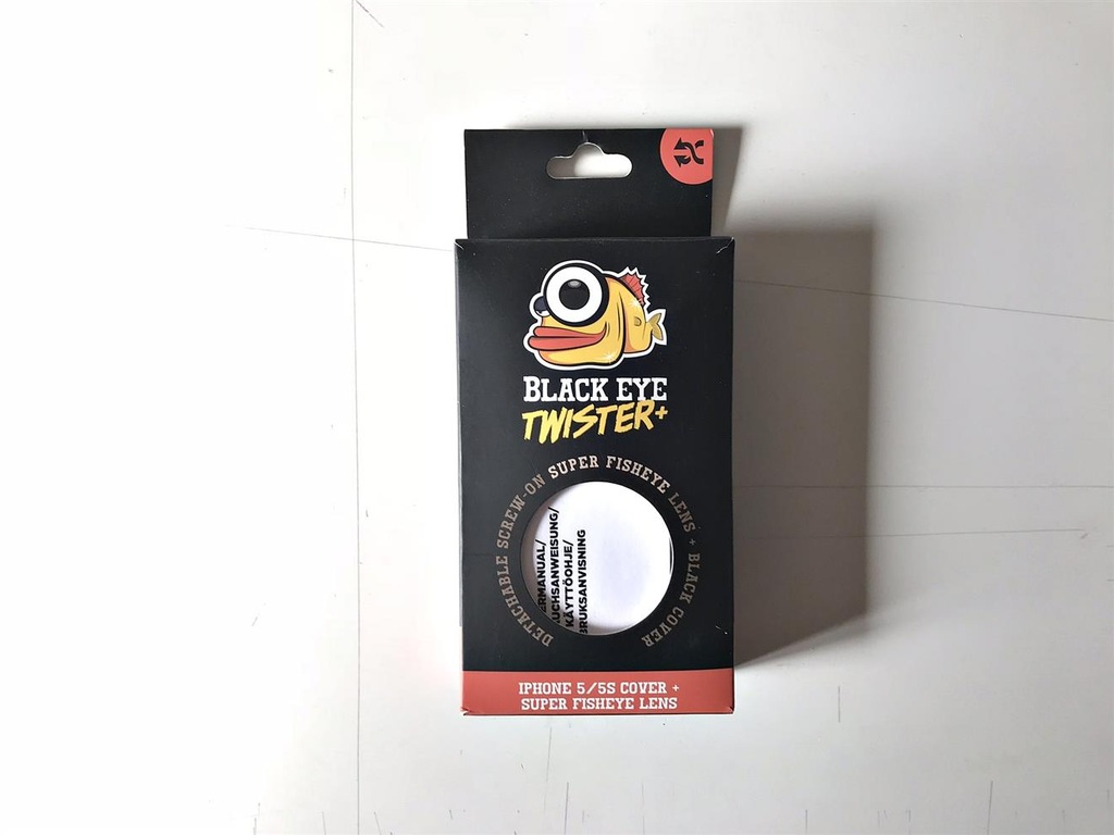 Black Eye Twister fisheye lens Iphone 5/5s