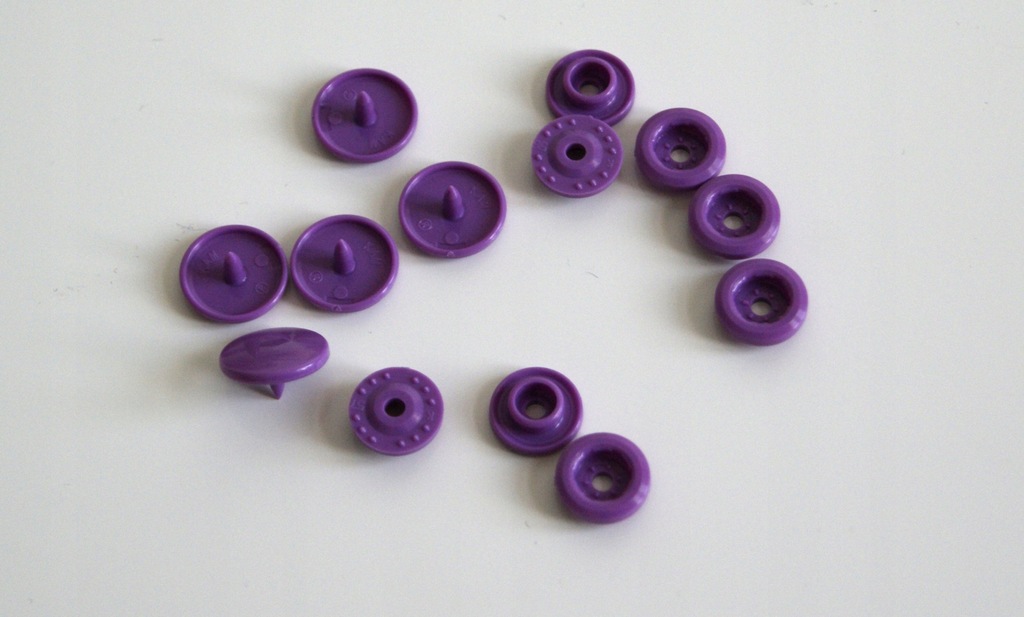 Napy napki plastikowe okrągłe fioletowe