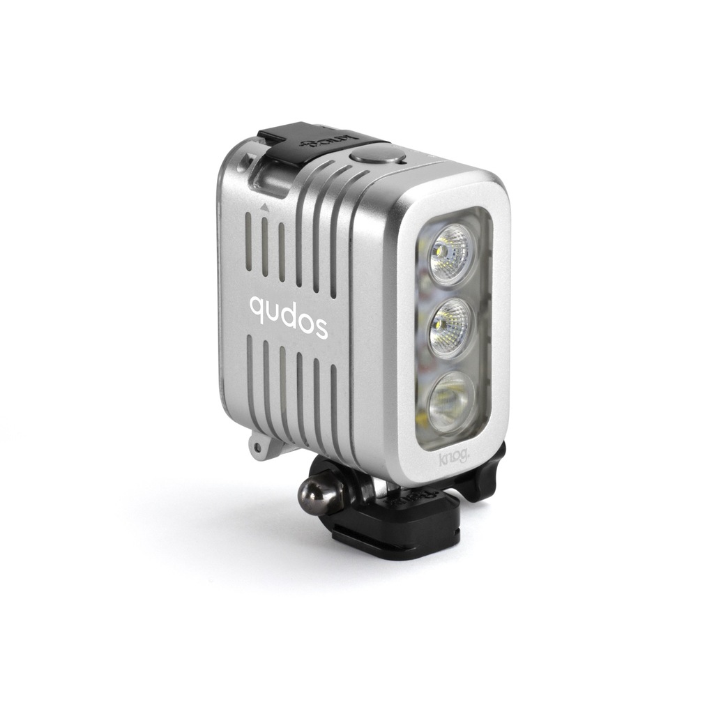 Lampka do kamerki GoPro KNOG QUDOS ACTION srebrna